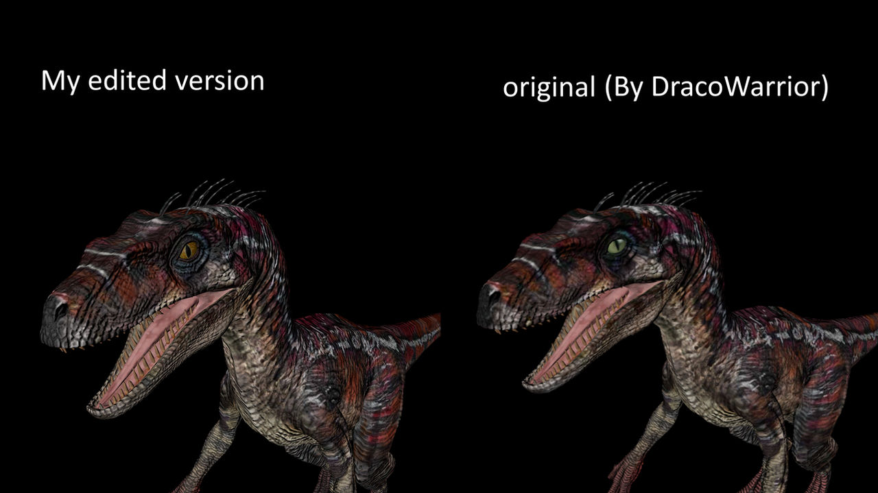 Crocodile Raptor velociraptorv3Male comparison by Groxyraptus-rex on DeviantArt