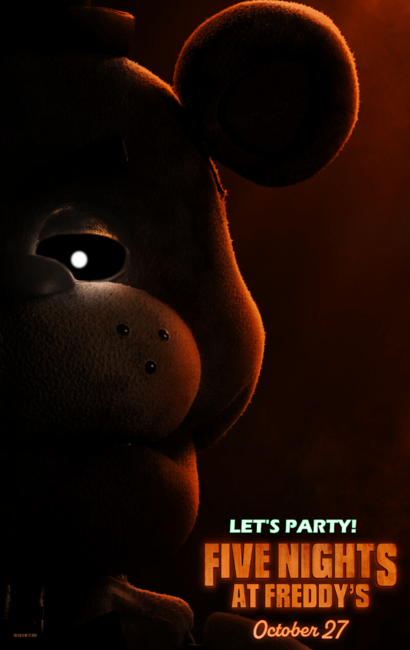 Five Nights At Freddy's Glowing Eyes Poster