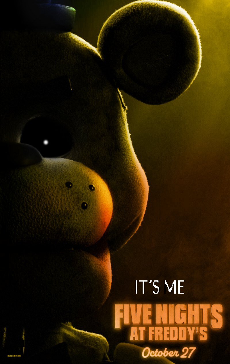 FNaF Movie Golden Freddy Poster Mock-up : r/fivenightsatfreddys