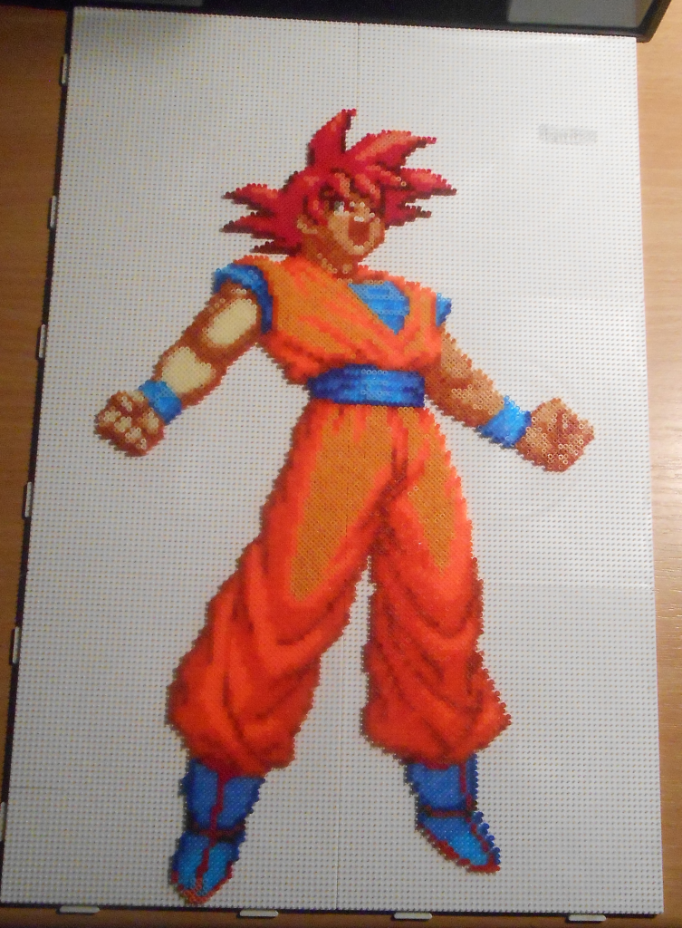 Goku Super Saiyan God (Mini-Beads) by FTWBAmanojaku on DeviantArt Goku Super Saiyan God (Mini-Beads) by FTWBAmanojaku on DeviantArt