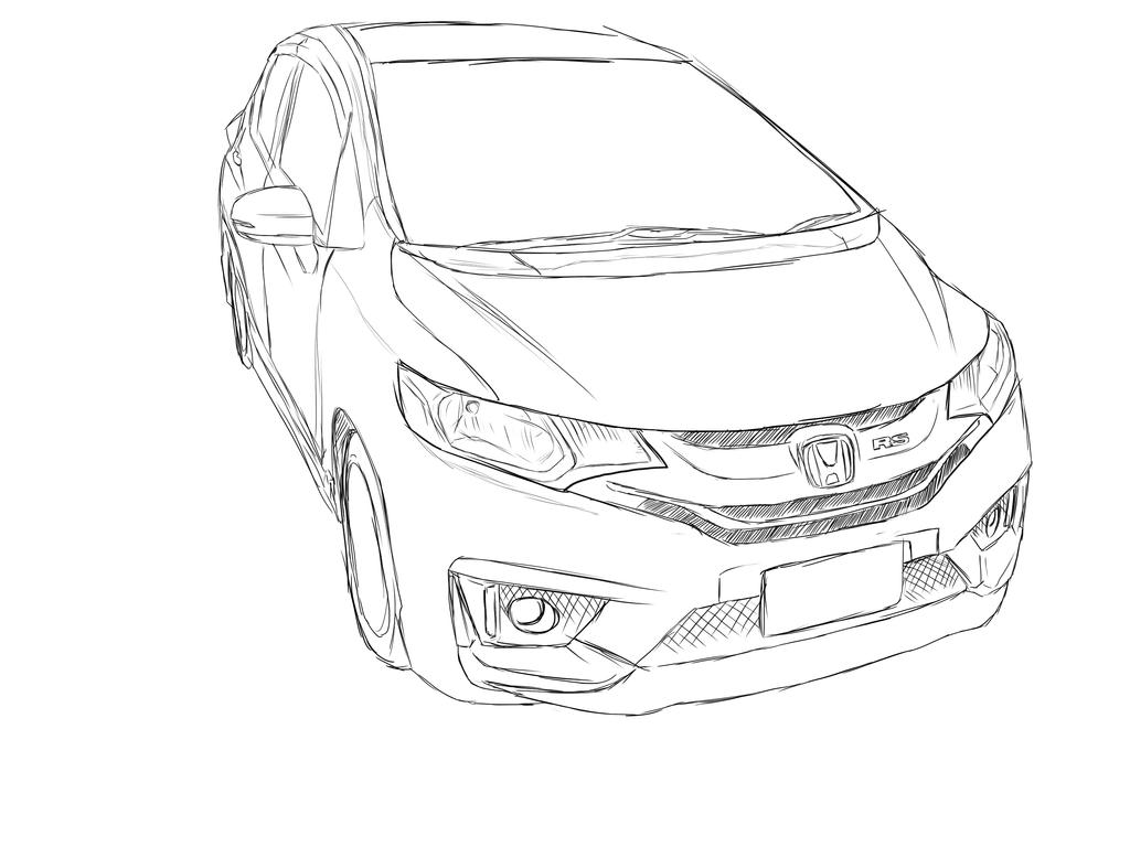 Honda Jazz Fit Gk Quick Sketch By Confinez555 On Deviantart Honda Jazz Fit Gk Quick Sketch By Confinez555 On Deviantart