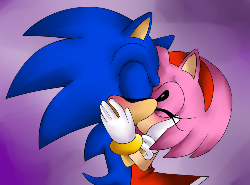 Sonamy Kiss by Kathrime on DeviantArt