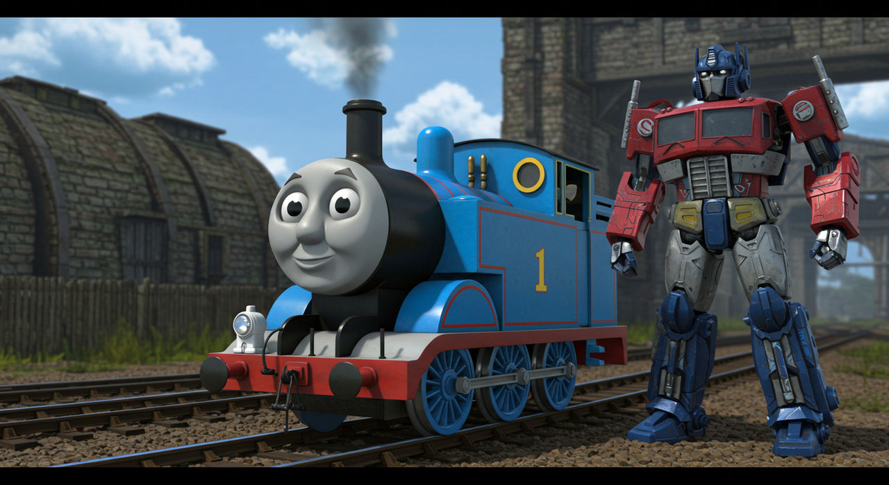 Thomas The Tank Engine And Optimus Prime By VinnyTovar2005 On DeviantArt thomas-the-tank-engine-and-optimus-prime-by-vinnytovar2005-on-deviantart