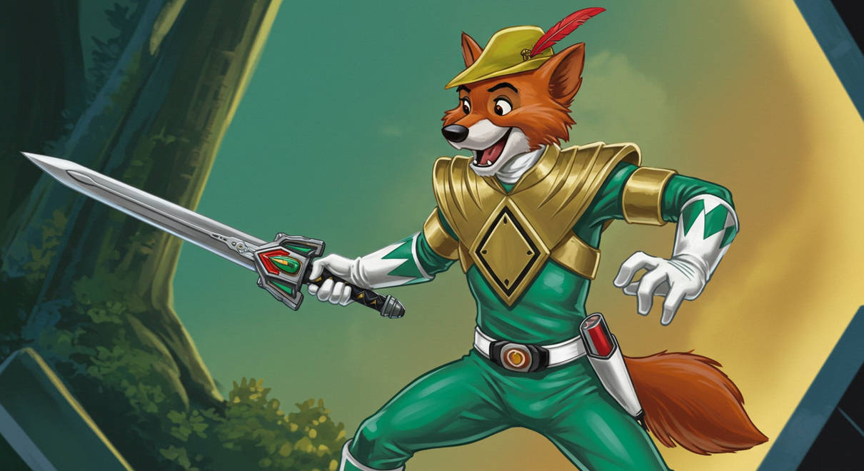 Robin Hood as the Green Ranger by VinnyTovar2005 on DeviantArt
