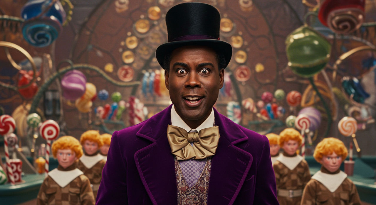 Wonka Rocks Chris Rock as Willy Wonka by VinnyTovar2005 on DeviantArt