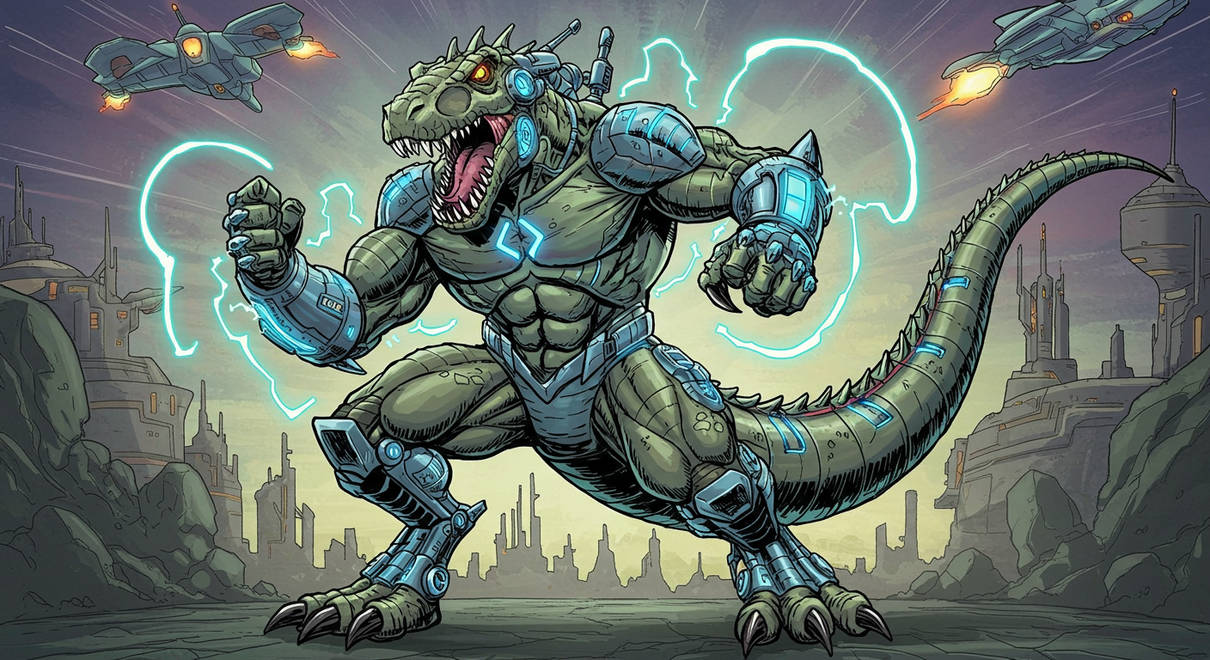 Techno Raptor by VinnyTovar2005 on DeviantArt