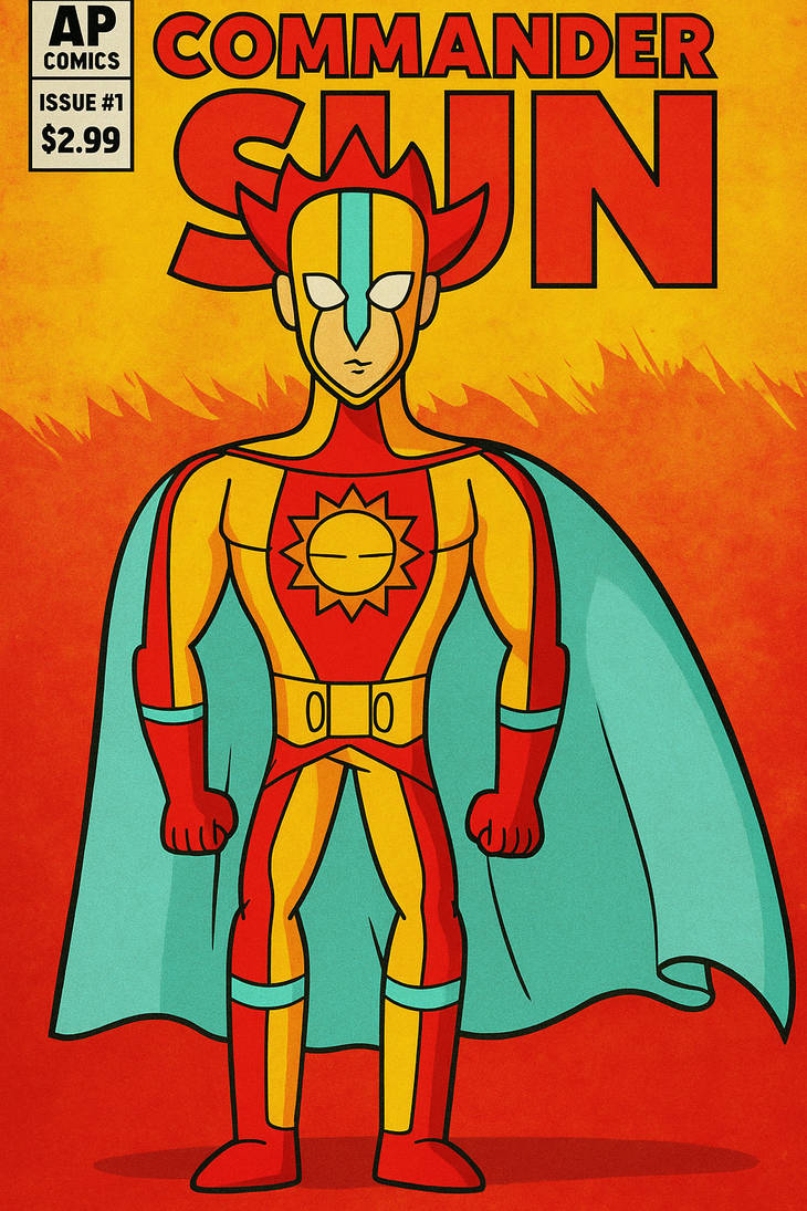 Commander Sun comic book cover by VinnyTovar2005 on DeviantArt