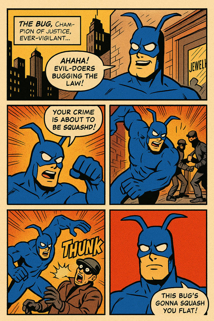Bug Rodeo Comic The Bug page 1 by VinnyTovar2005 on DeviantArt