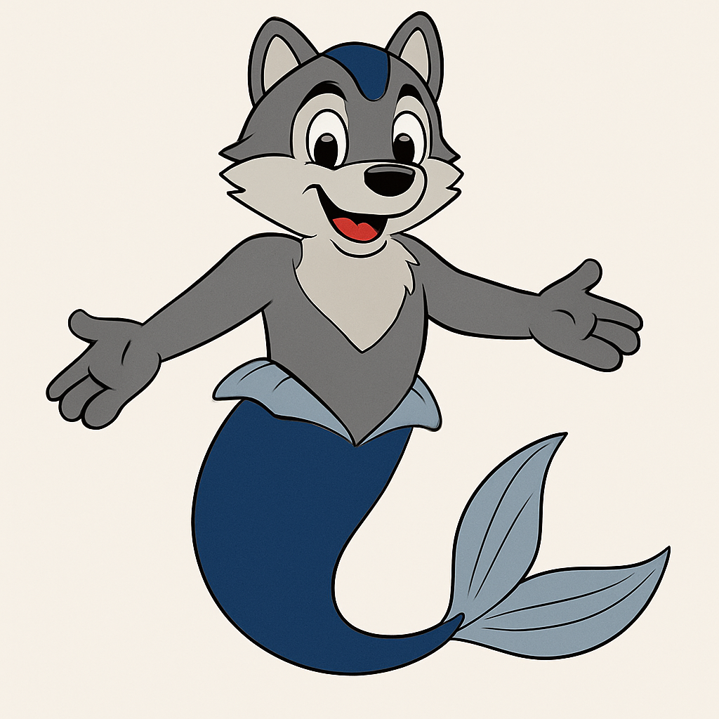 Merwolf Grey Jr. as a Merwolf Pup by VinnyTovar2005 on DeviantArt