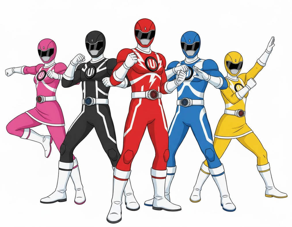 Ultimate Rangers Ultimaters (Core Teams) by VinnyTovar2005 on DeviantArt