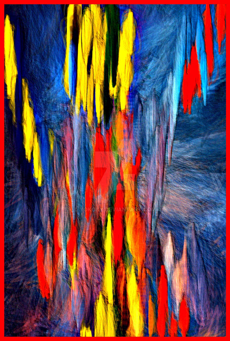 The Falling-paint Abstract by YOKOKY on DeviantArt