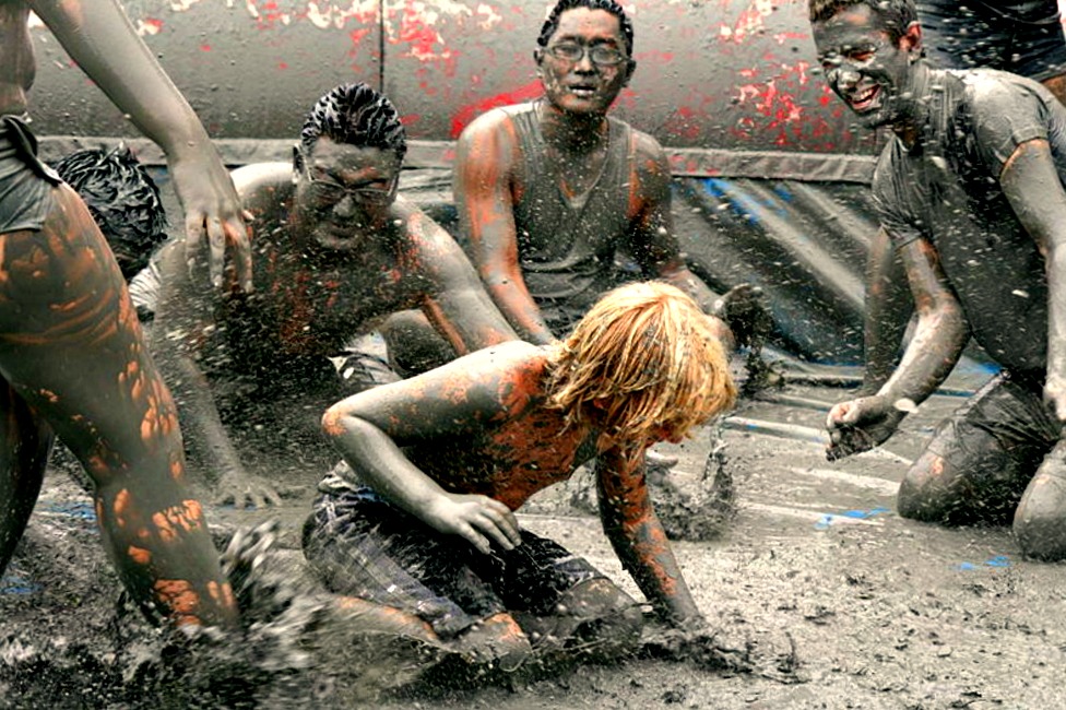 Boryeong Mud Festival in Boryeong, South Korea