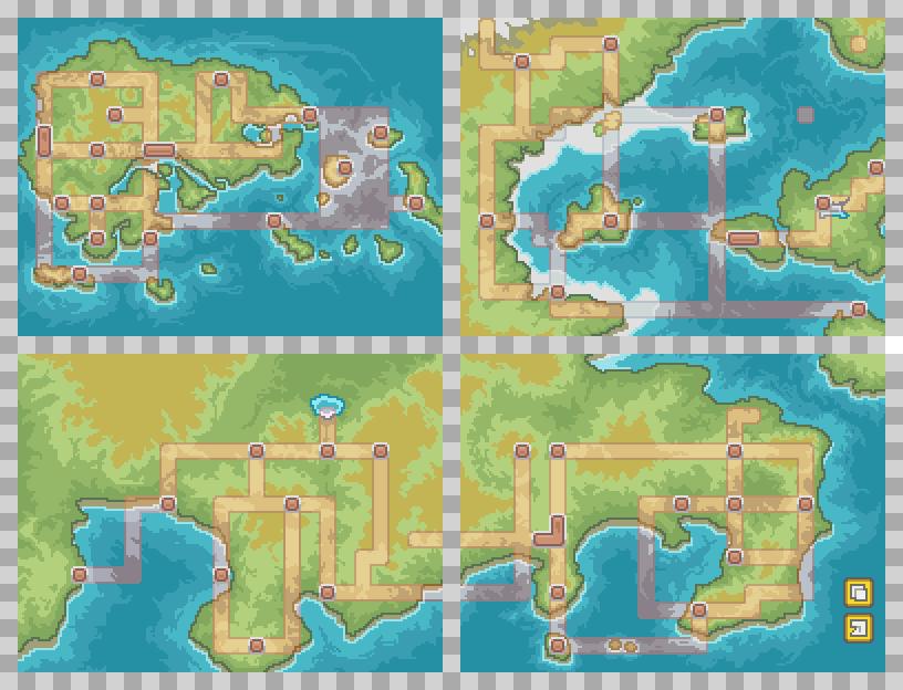 Pokemon Hoenn Map Wallpaper