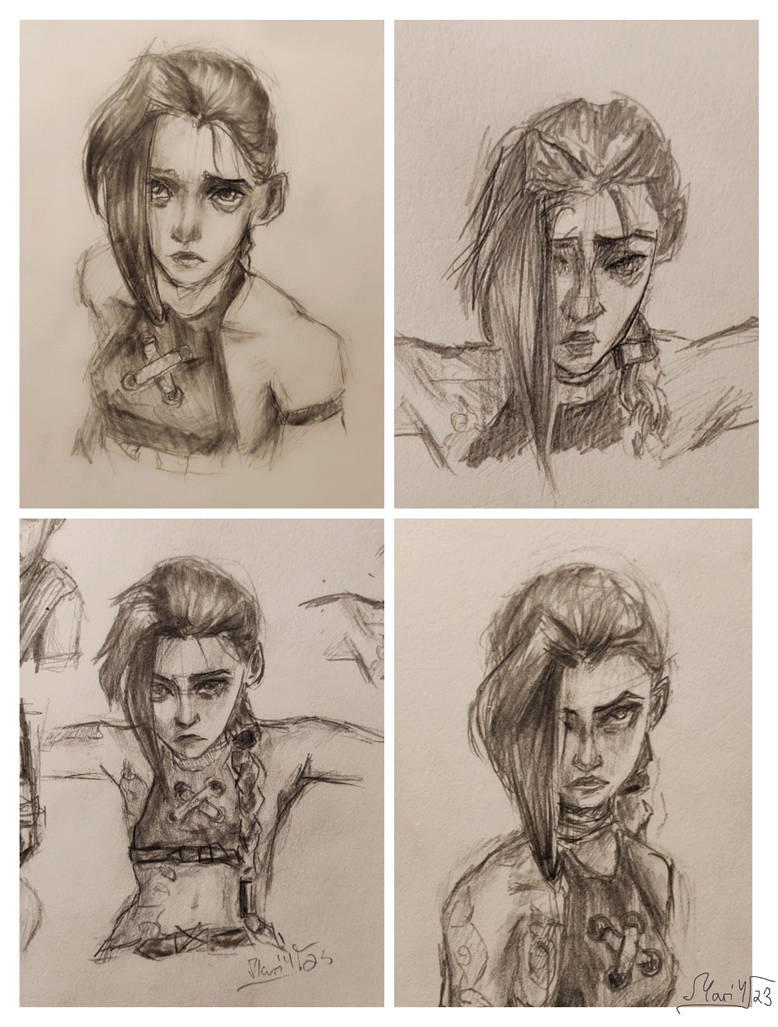 Jinx (from Arcane) by Mari4art123 on DeviantArt