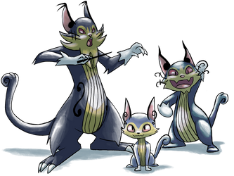 Troubleclef, Fortissimeow, and Catzenjammer