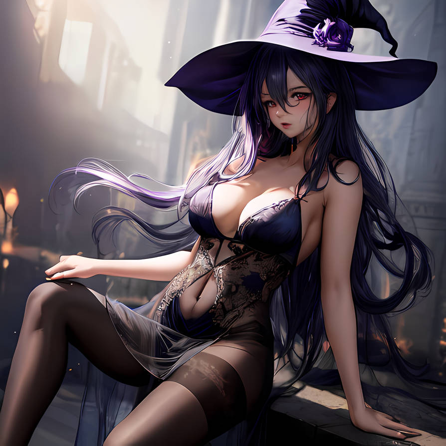 Anime Hot Witch by KaffeeAutomat on DeviantArt
