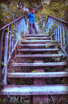 Michael on Stairs