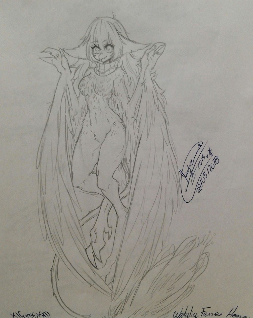 Camelia (monsters) drawing 5