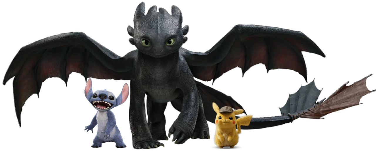TOOTHLESS STITCH AND PIKACHU IN LIVE ACTION by EVELYNSTUDIOSFUNCLUB on ...