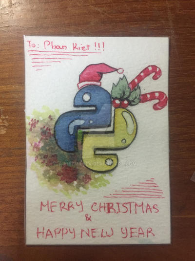 Christmas Python by AnieMillea on DeviantArt