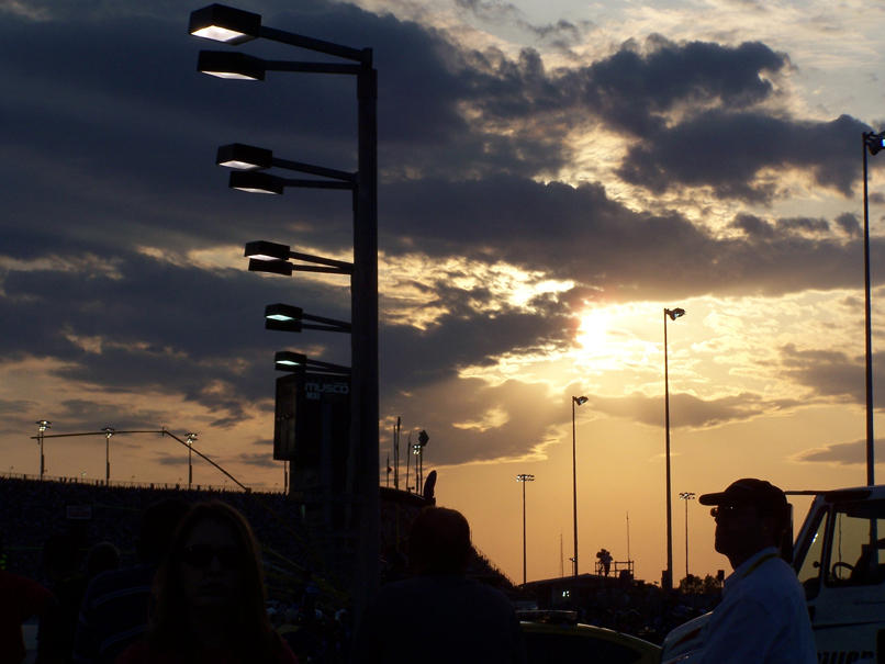 Sunset on Darlington Raceway by aedwards13 on DeviantArt