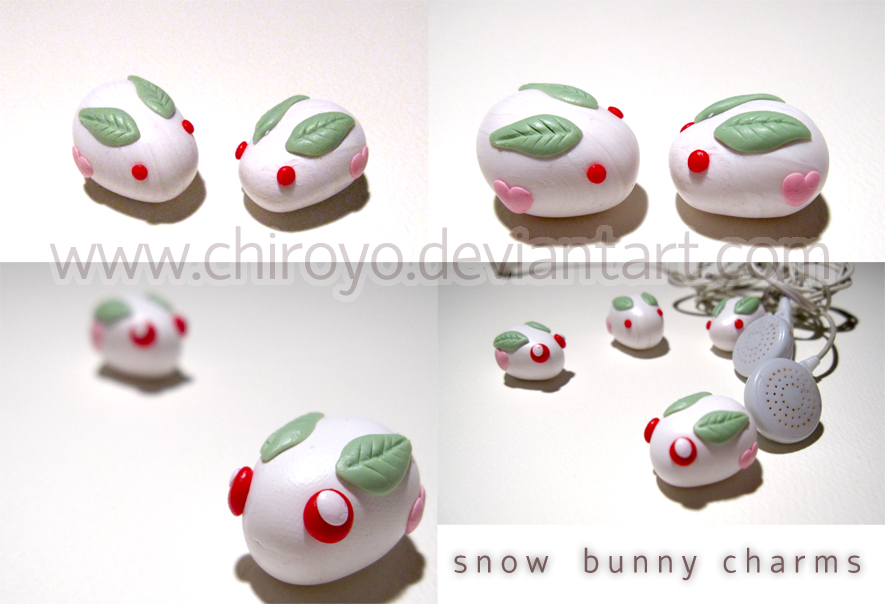 Snowbunny charms