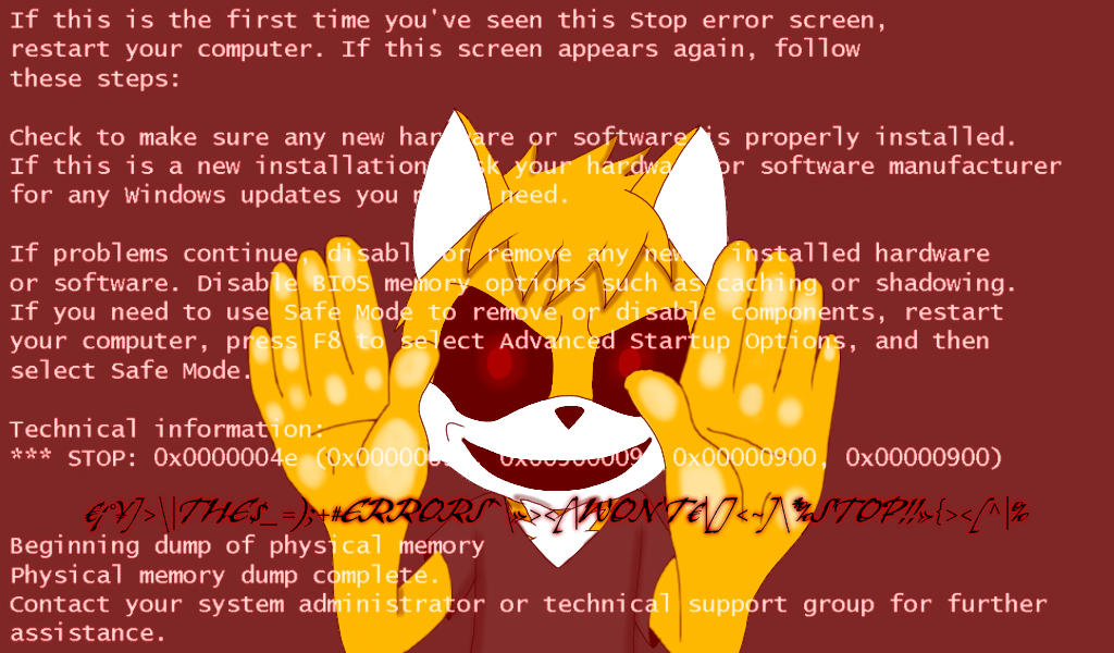 THE ERRORS///// WON'T STOP! by ArkhamFrost on DeviantArt