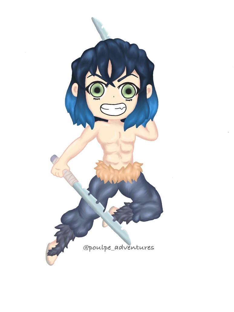 chibi Inosuke by poulpeadventures on DeviantArt