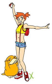 Misty and psyduck