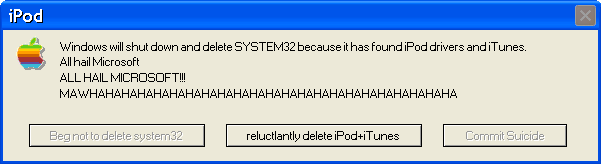 Windows iPod error by Dell-Guy on DeviantArt
