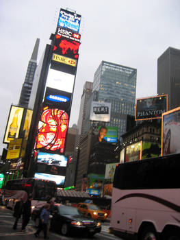 New York City at twilight