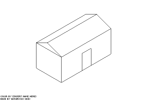 Isometric Sprite house base