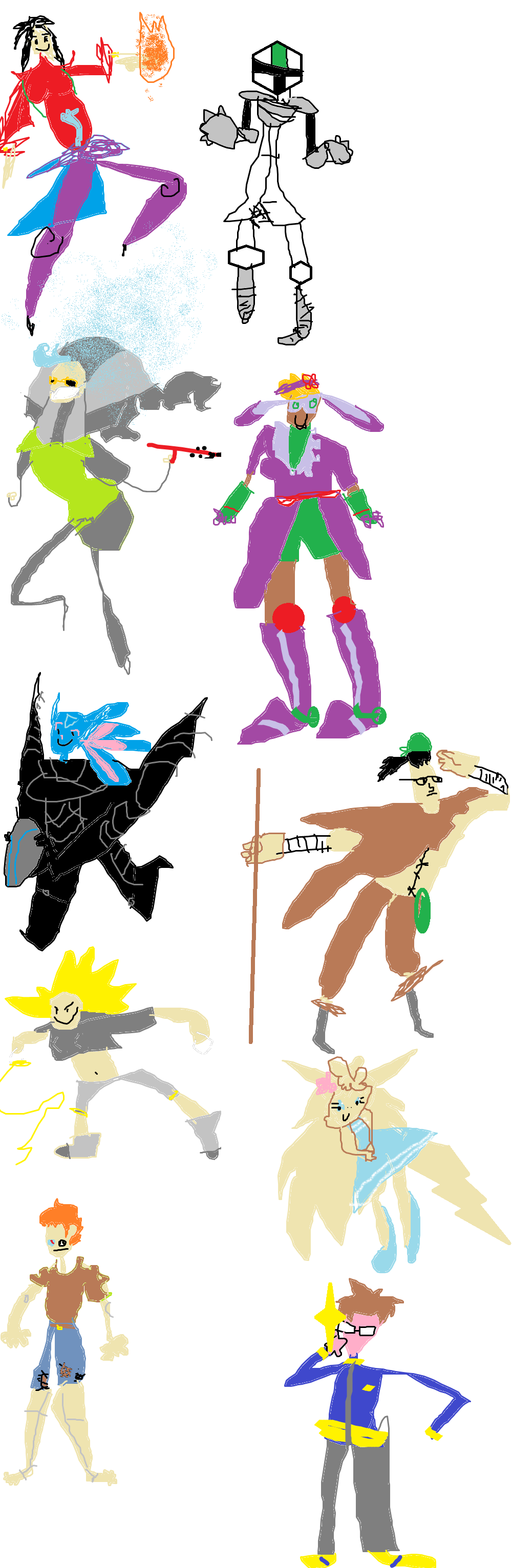 very super serious walking city trackpad requests