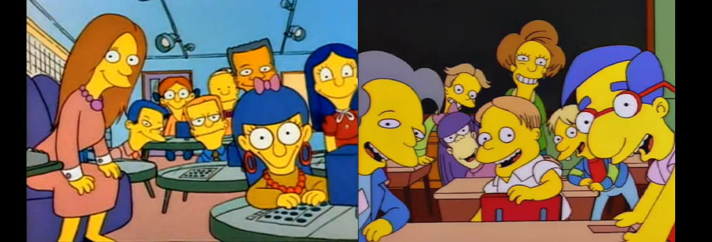 Simpsons In Class Simpsons Class Season 1 Vs 5 by happaxgamma on DeviantArt