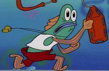 Bodyguard Fish Running by happaxgamma on DeviantArt