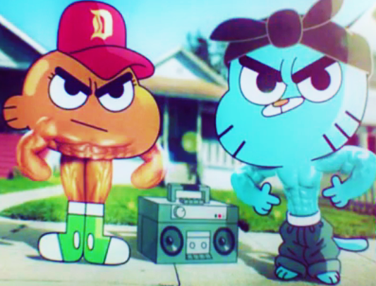 Gumball And Darwin Buff Rappers by happaxgamma on DeviantArt