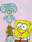Spongebob And Squidward Friends