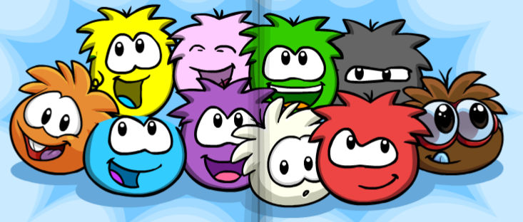 The Original 10 Puffles by happaxgamma on DeviantArt