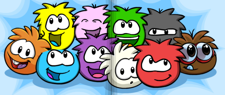 The Original 10 Puffles by happaxgamma on DeviantArt