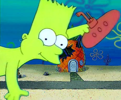 Sponge Bart Bart Simpson In Spongebob by happaxgamma on DeviantArt