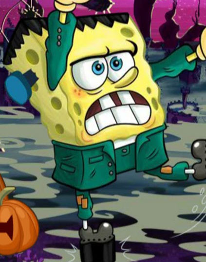 Frankenstein Spongebob by happaxgamma on DeviantArt