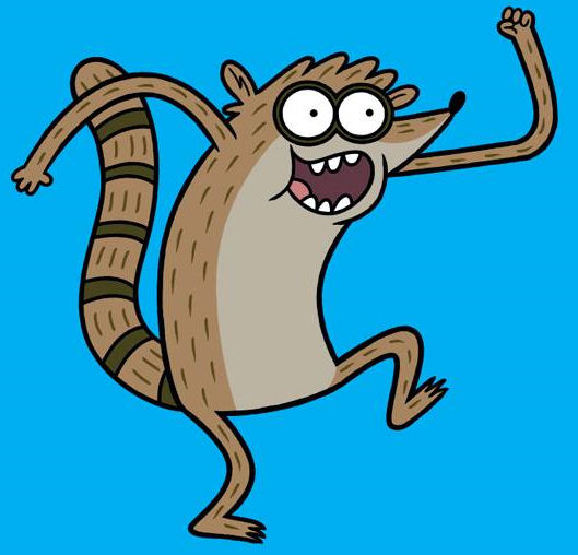Offical Rigby Dancing Artwork by happaxgamma on DeviantArt