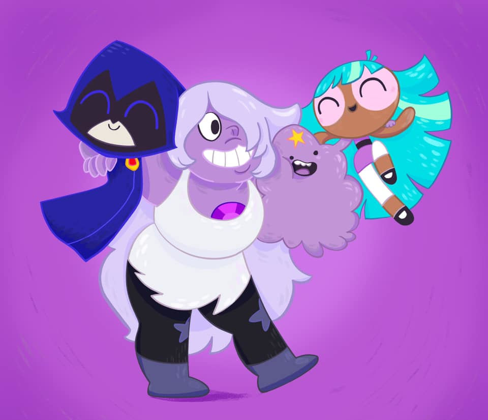 Purple Cartoon Network Characters by happaxgamma on DeviantArt