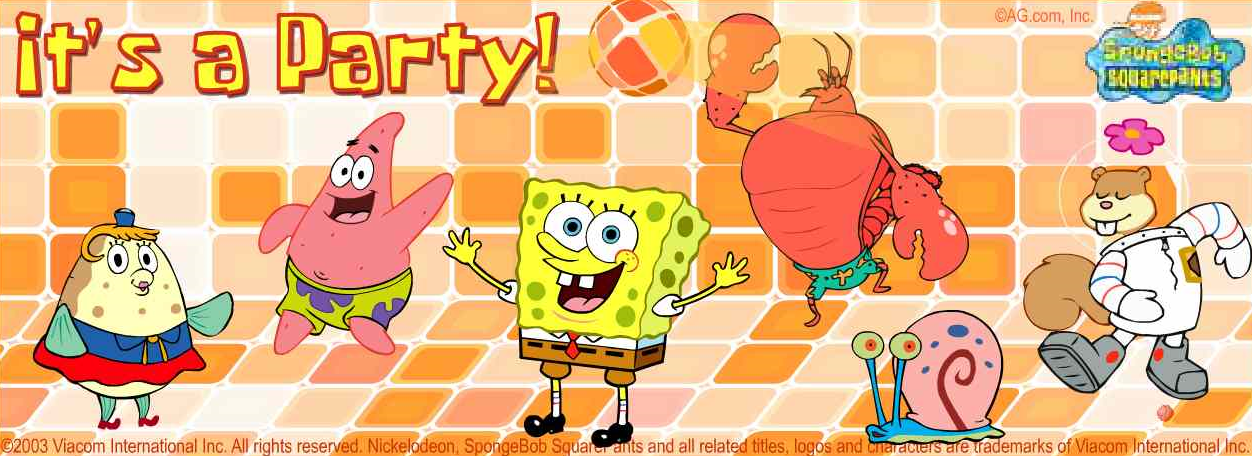 Spongebob Rizzy Party Spongebob Party Postcard by happaxgamma on DeviantArt
