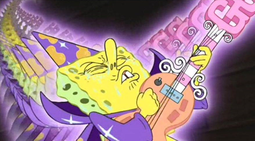 Wizard Spongebob Rocking Out By Happaxgamma On DeviantArt wizard-spongebob-rocking-out-by-happaxgamma-on-deviantart