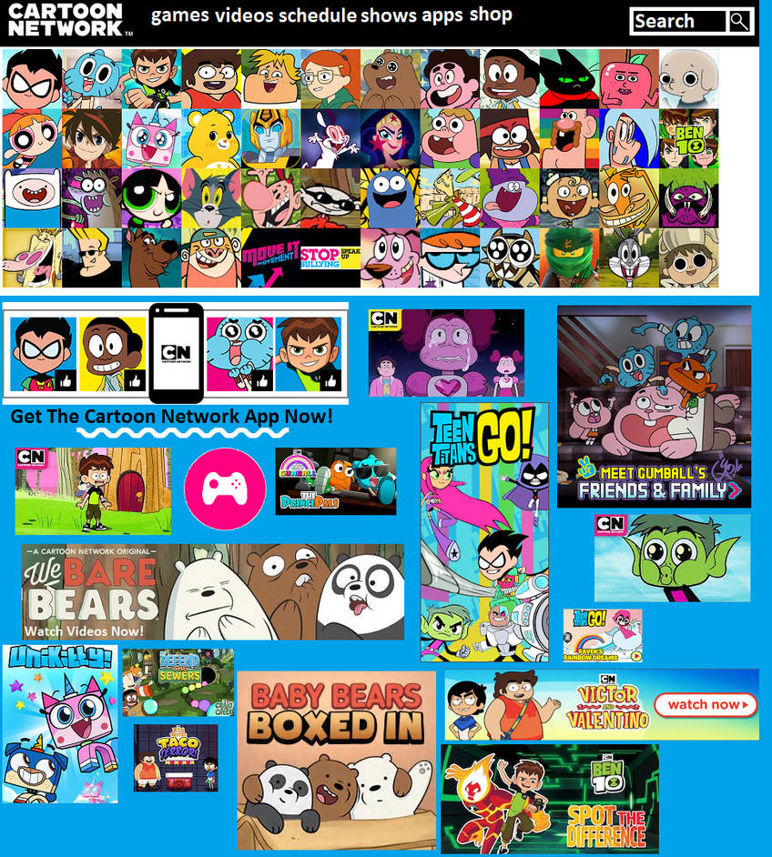 My Cartoon Network Website by happaxgamma on DeviantArt