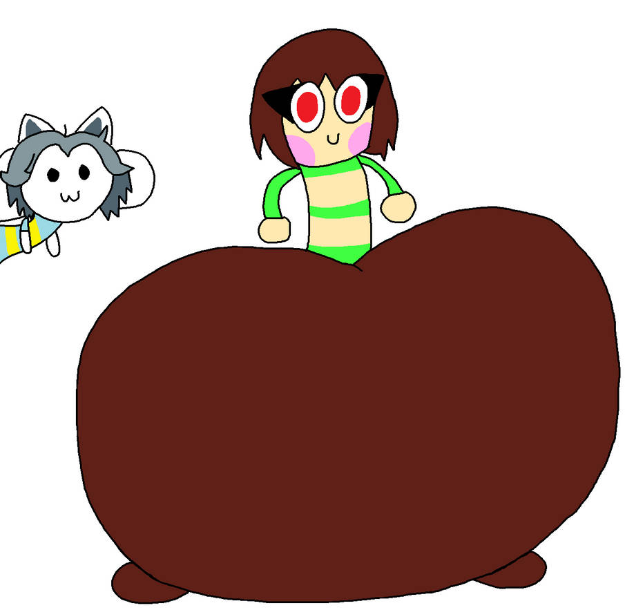 Chara Inflate Chara's Inflated Pants Ft Temmie by happaxgamma on DeviantArt