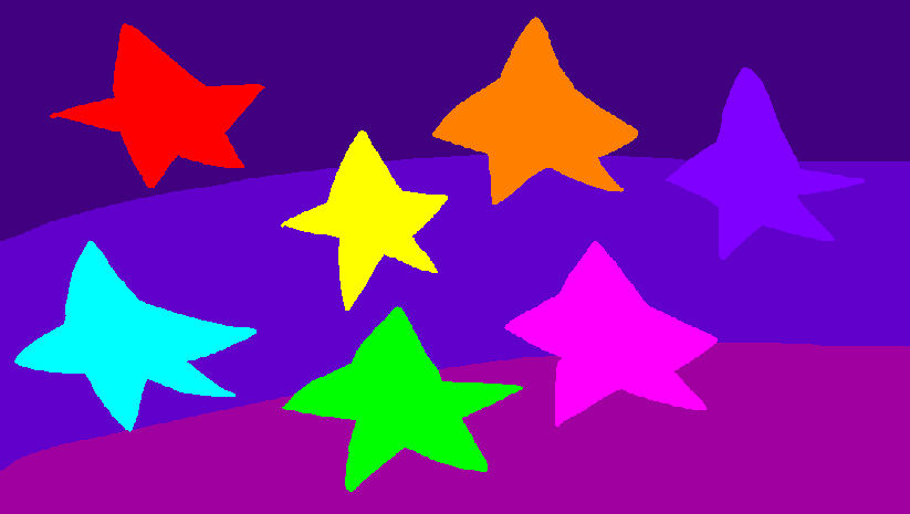 Colorful Stars by happaxgamma on DeviantArt