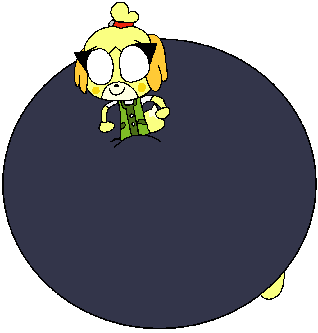 Isabelle Flying Pants Inflation by happaxgamma on DeviantArt