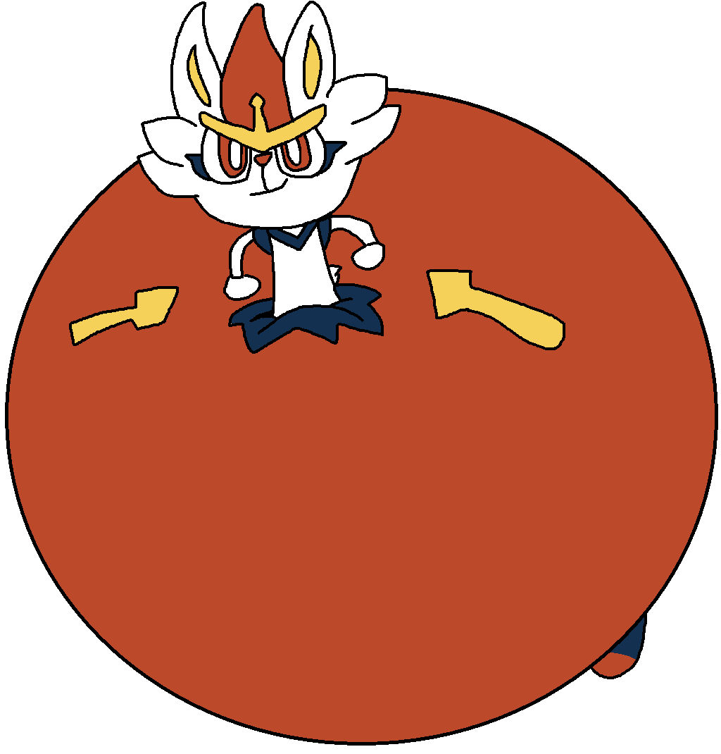 Cinderace Flying Pants Inflation by happaxgamma on DeviantArt